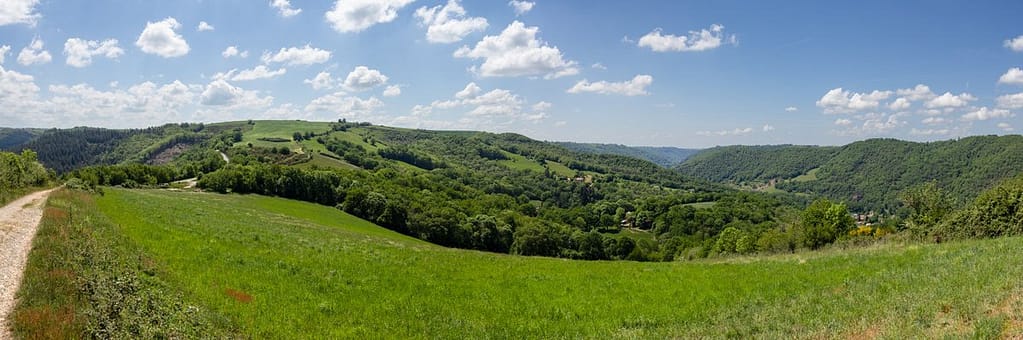 Panorama vanaf Sentier des deux Puechs