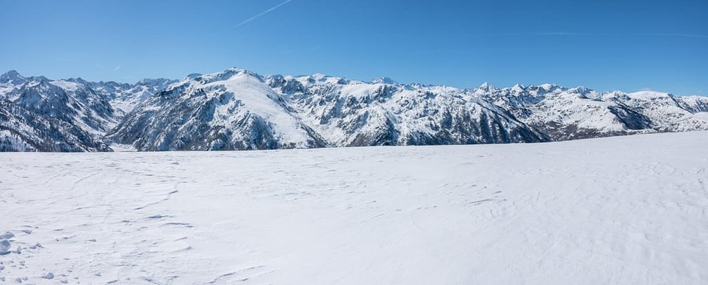 Uitzicht wandeling op Plateau de Beille in de Pyreneeën