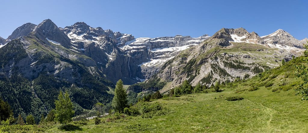 Uitzicht wandeling naar Cirque de Gavarnie