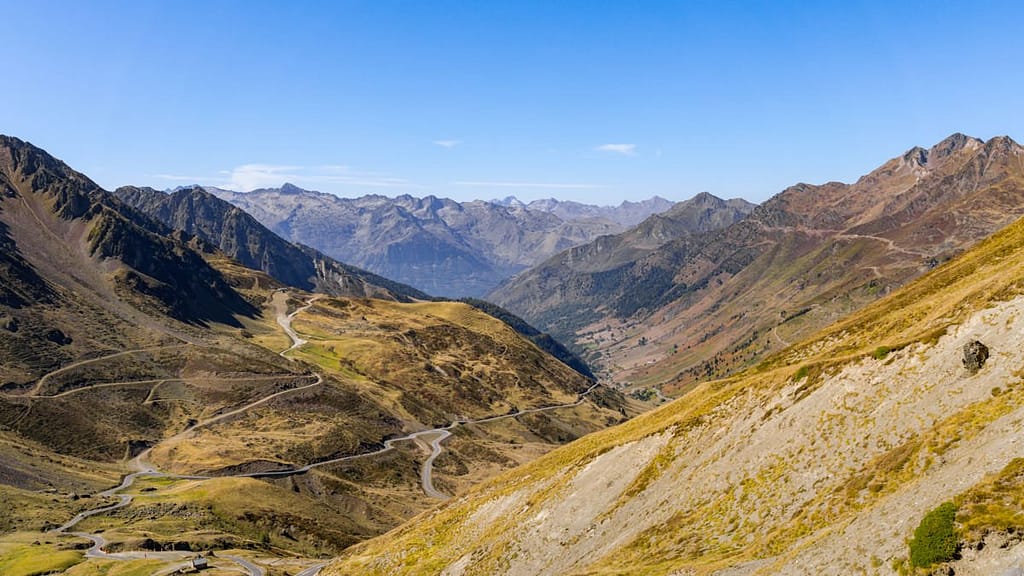 Uitzicht vanaf Col du Tourmalet