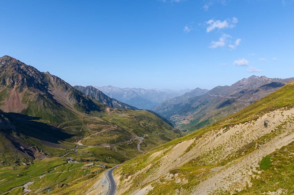 Langs de D918 Col de Tourmalet