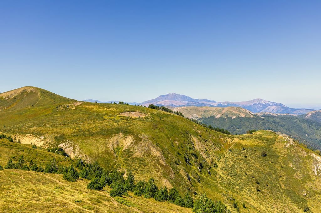 Uitzicht vanaf de D25 Col de Pailhères