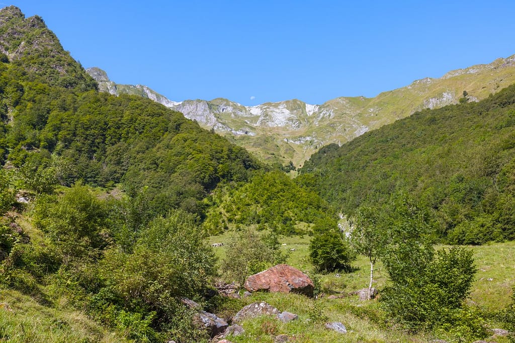 Uitzicht op de Pyreneeën bij Port de Salau
