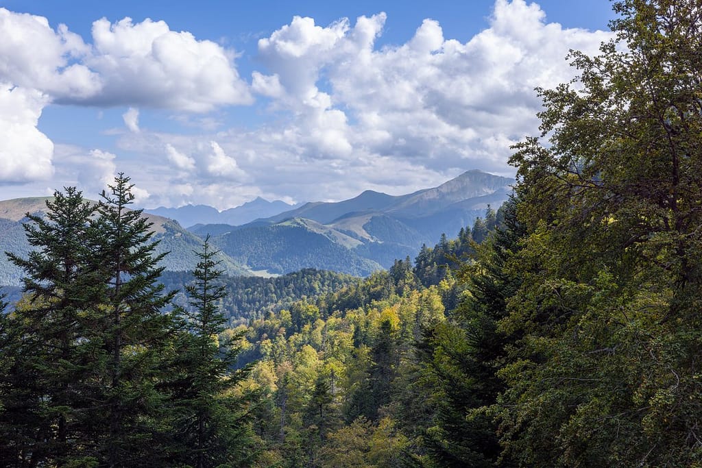 Pyreneeën bij Pic de l'Escalette in Haute-Garonne