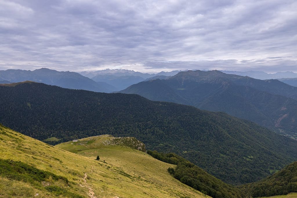 Pyreneeën bij Pic de l'Escalette in Haute-Garonne