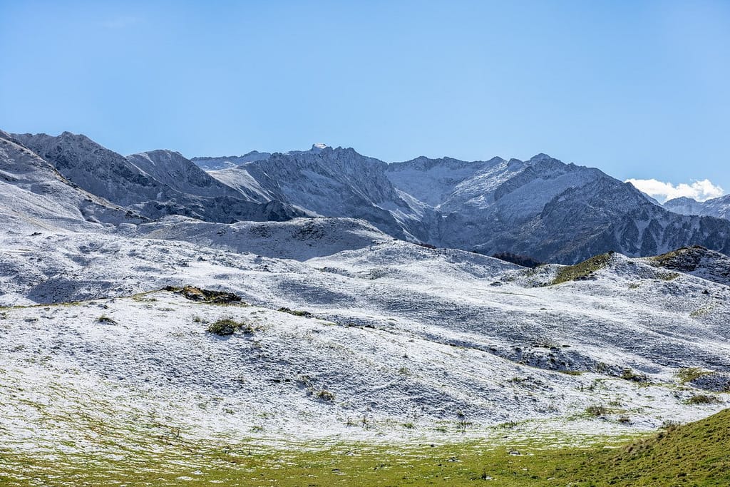 Wandelen naar Étang de Labant, Pyreneeën, département Ariège