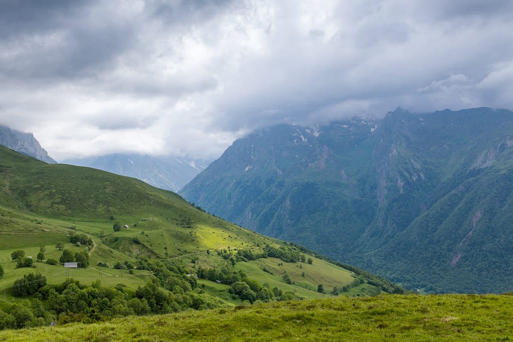 Langs de D117 bij Altiport de Peyresourde