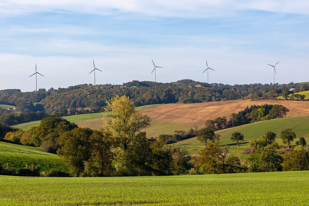 Omgeving Broquiès in de Aveyron
