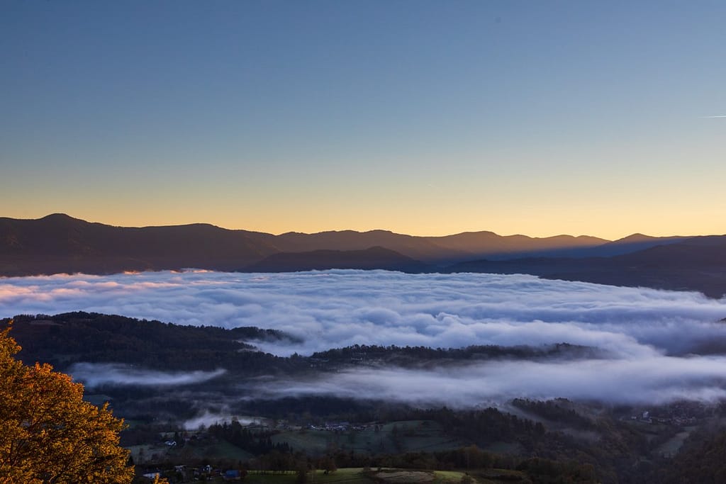 Langs de D17 Col de la Core