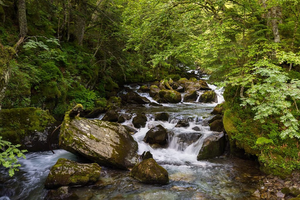 Waterval in de Gave de Bious