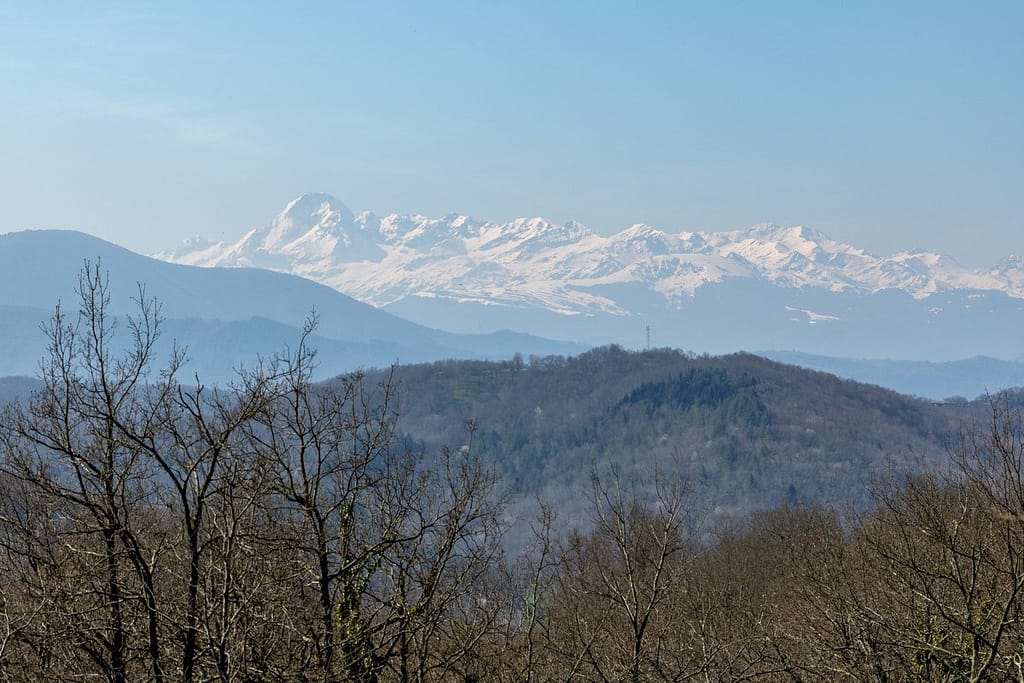Uitzicht vanaf le Sentier de Solitaire bij Mas-d Azil