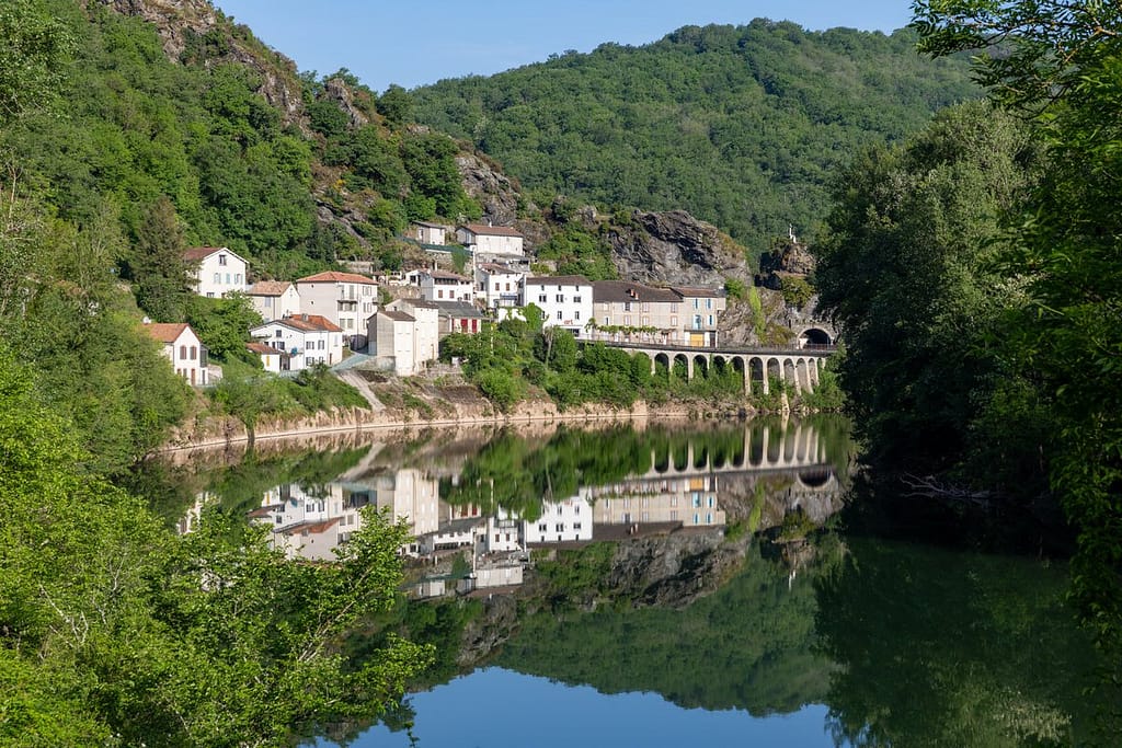 Ambialet aan de rivier de Tarn
