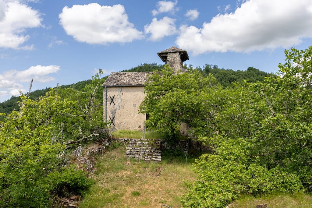 Uitzicht langs wandelroute Roc de Miramont - Castelpers