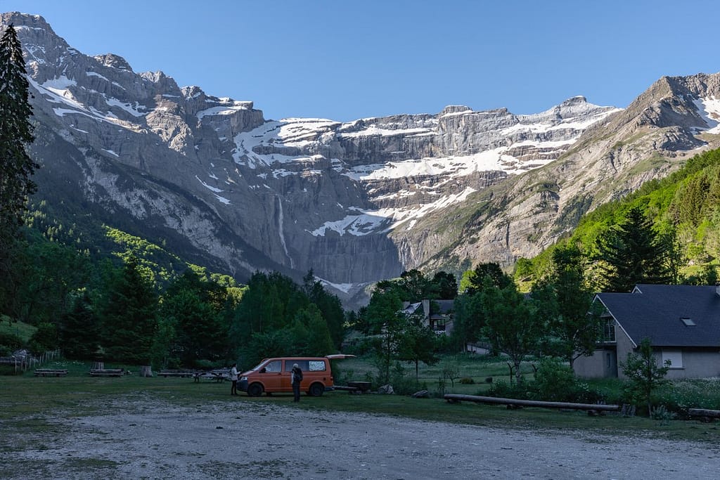 Uitzicht wandeling naar Cirque de Gavarnie