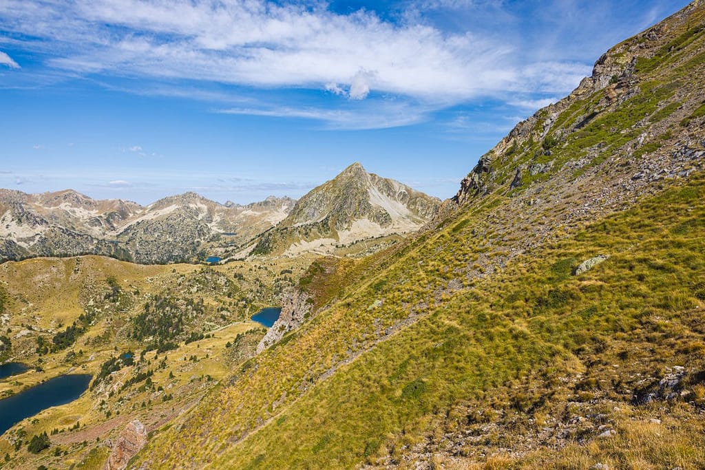 Pic de Gourguet, Pic d'Aygues Cluses, Pic de Bastan. Hautes-Pyrénées