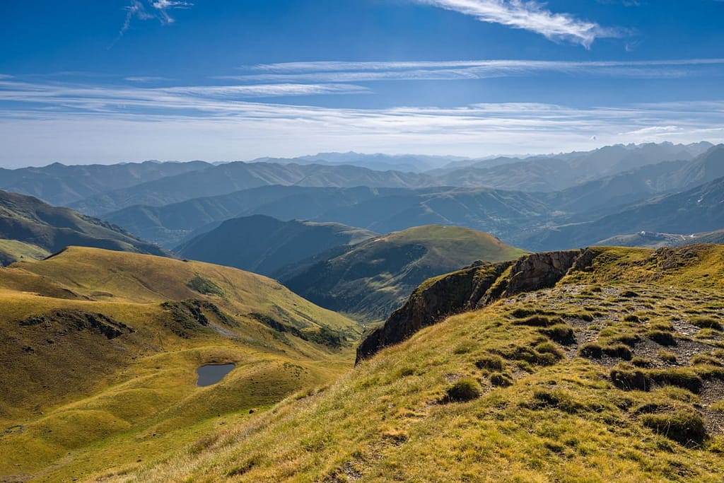 Hautes-Pyrénées vergezicht