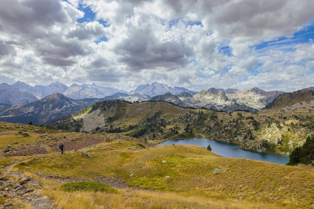 Lac du Bastan supérieur, Pic de Bugalet, Pic Méchant, Pic de Campbieil, Pic Long, Turon de Néouvielle, Néouvielle Hautes-Pyrénées