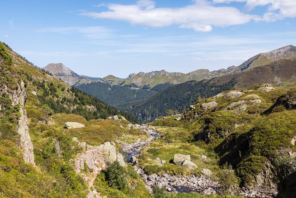 Uitzicht vanaf Lac de Garbet