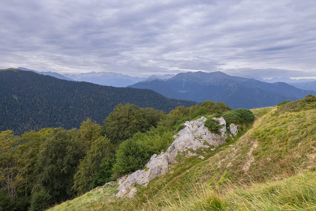 Pyreneeën bij Pic de l'Escalette in Haute-Garonne