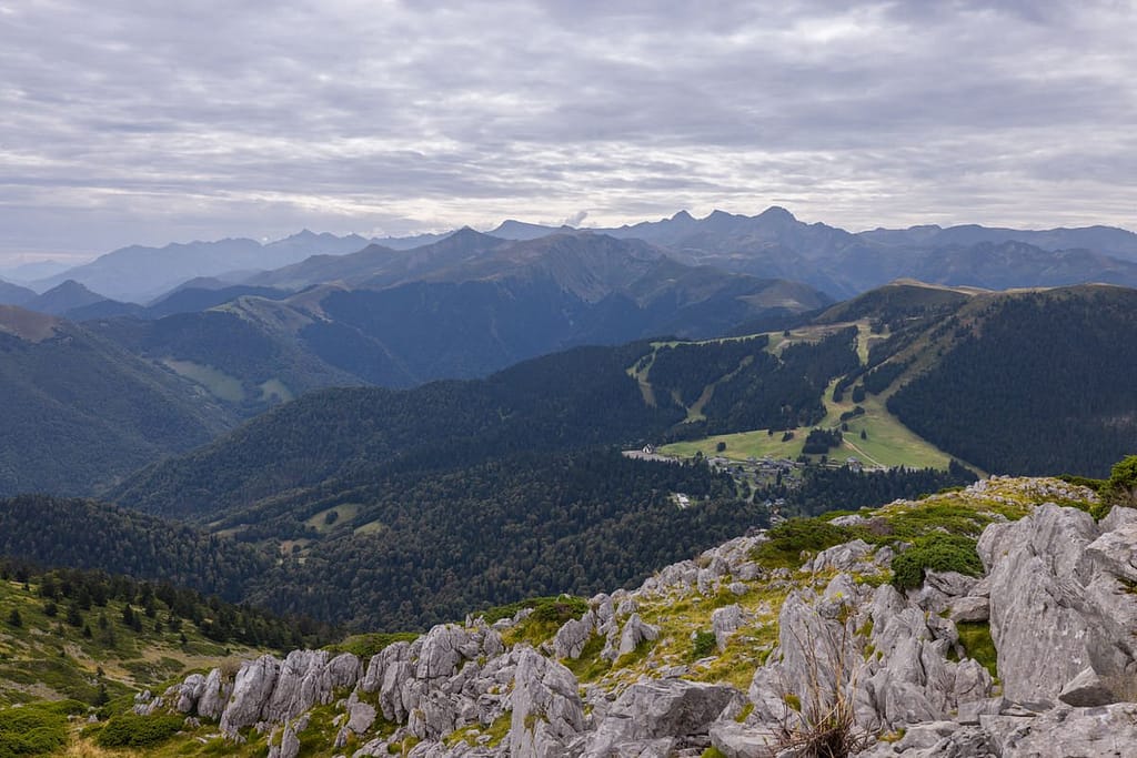 Pyreneeën bij Pic de l'Escalette in Haute-Garonne