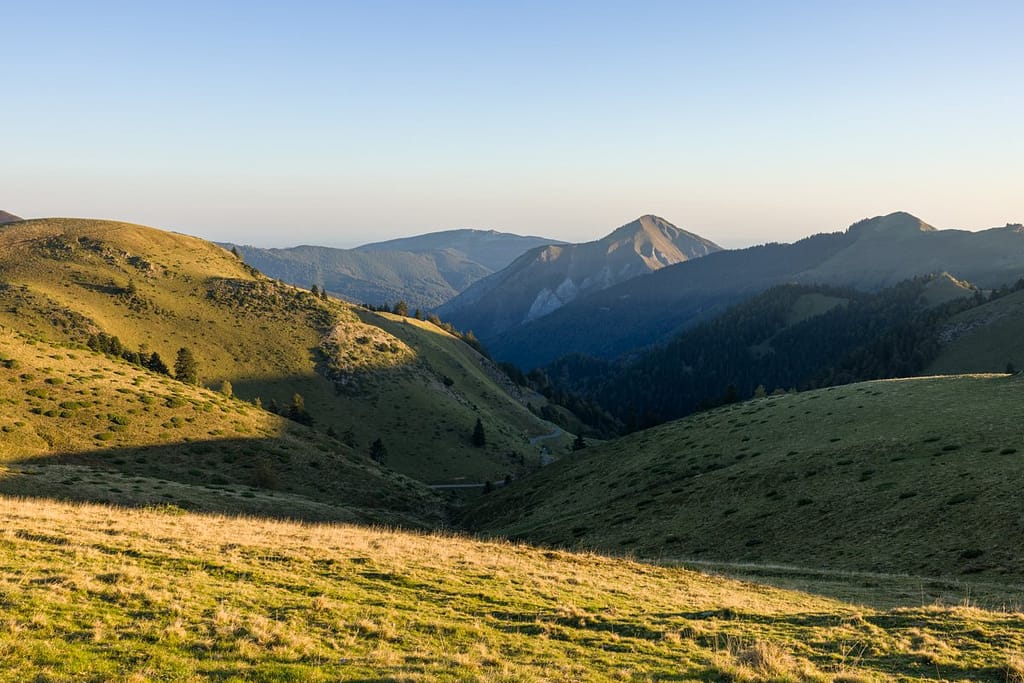 Uitzicht aan de voet van Mont Né