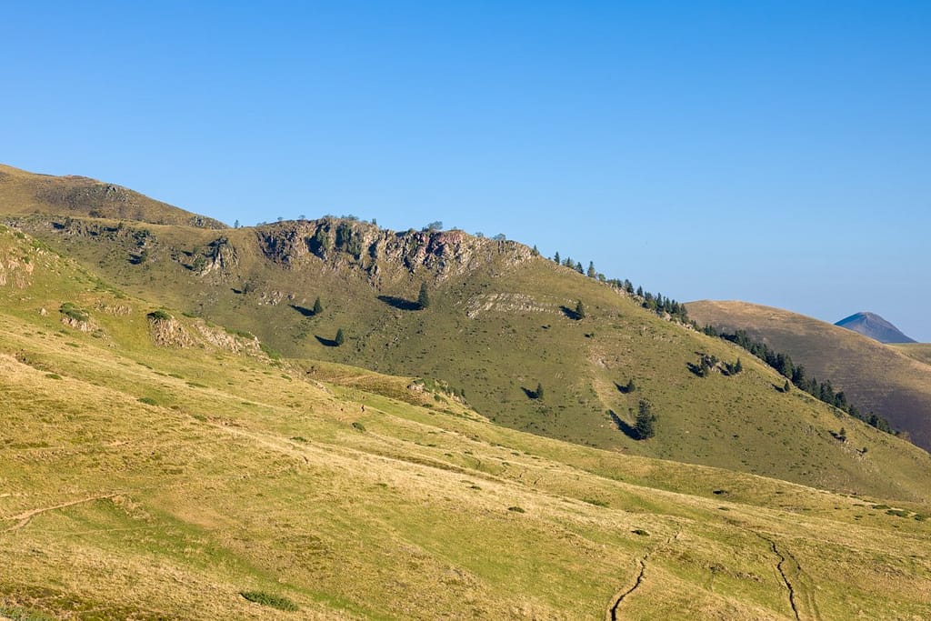 Bergkam bij Mont Né, Hautes-Pyrenees