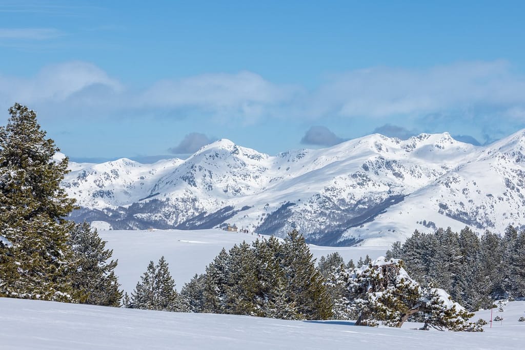 Uitzicht wandeling op Plateau de Beille in de Pyreneeën