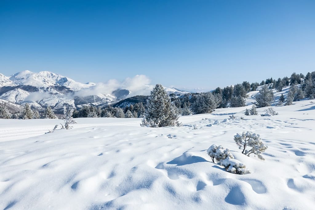 Uitzicht wandeling op Plateau de Beille in de Pyreneeën