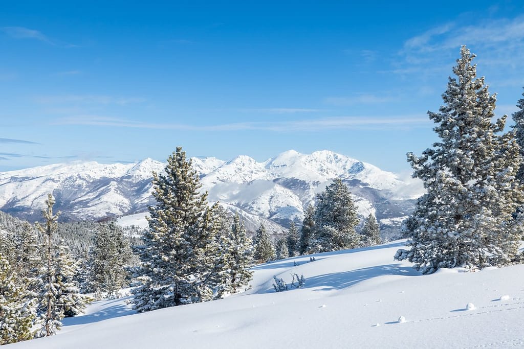 Uitzicht wandeling op Plateau de Beille in de Pyreneeën