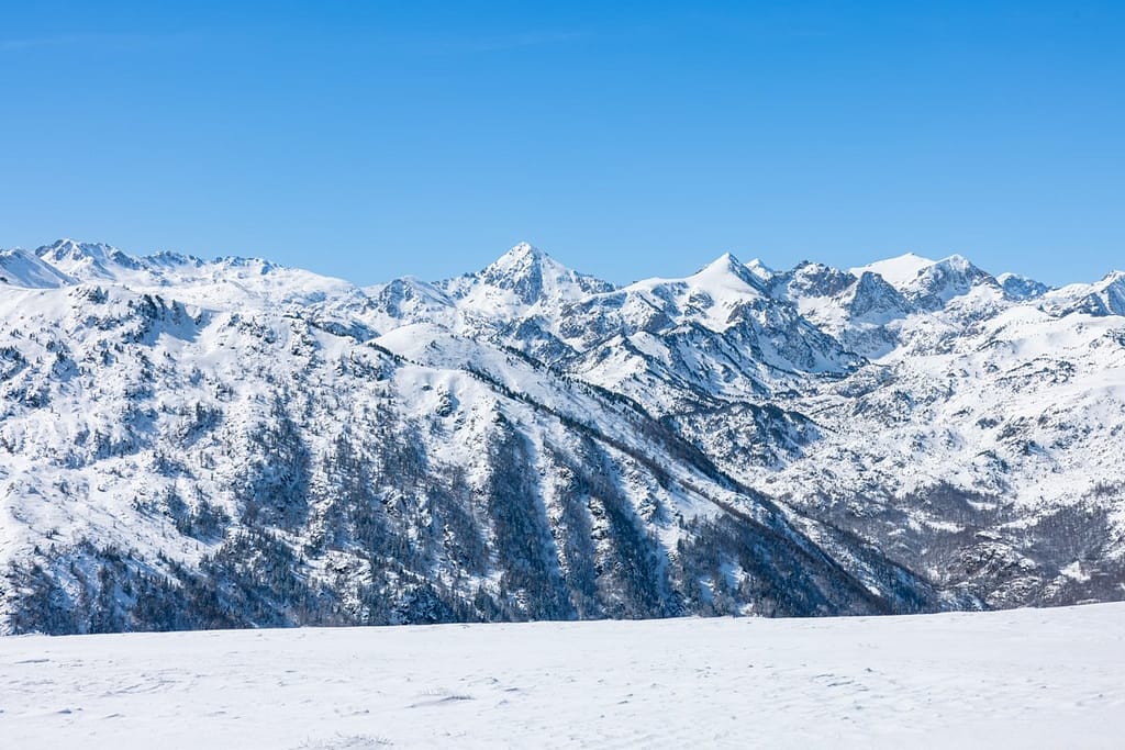 Uitzicht wandeling op Plateau de Beille in de Pyreneeën