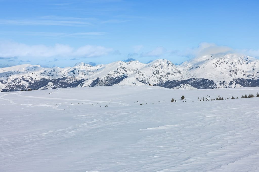 Uitzicht wandeling op Plateau de Beille in de Pyreneeën