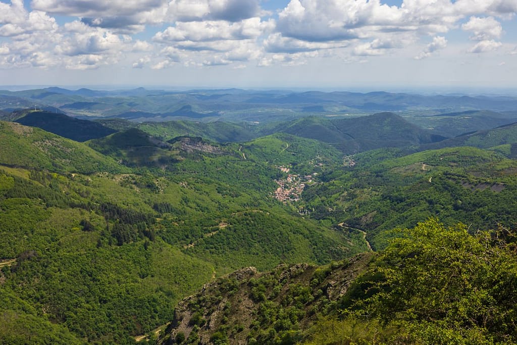 Uitzicht op Graissesac