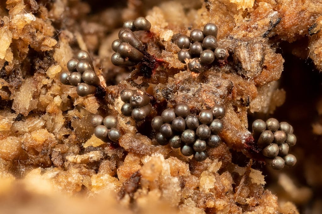 Metatrichia vesparium, Gebundeld kelkpluisje