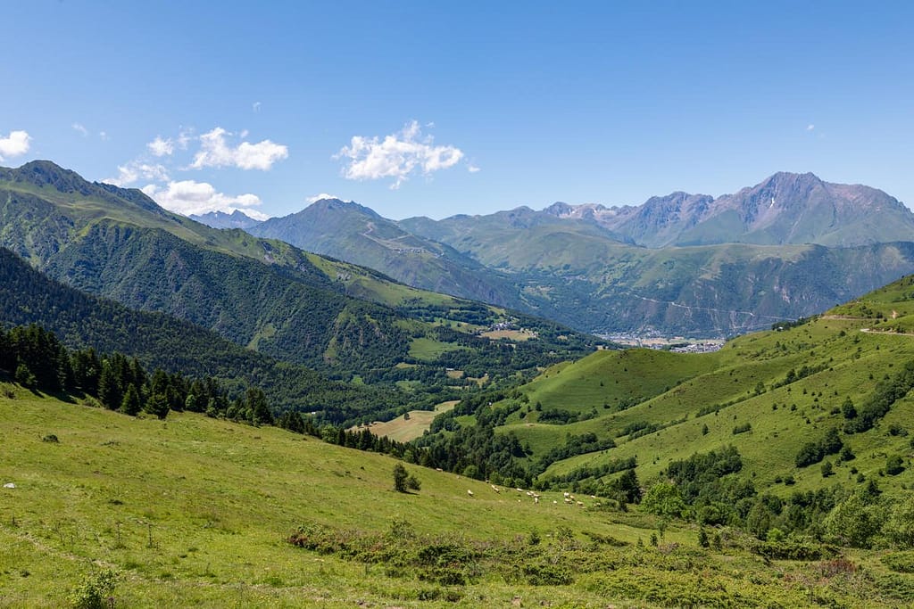 Uitzicht vanaf Col d'Azet