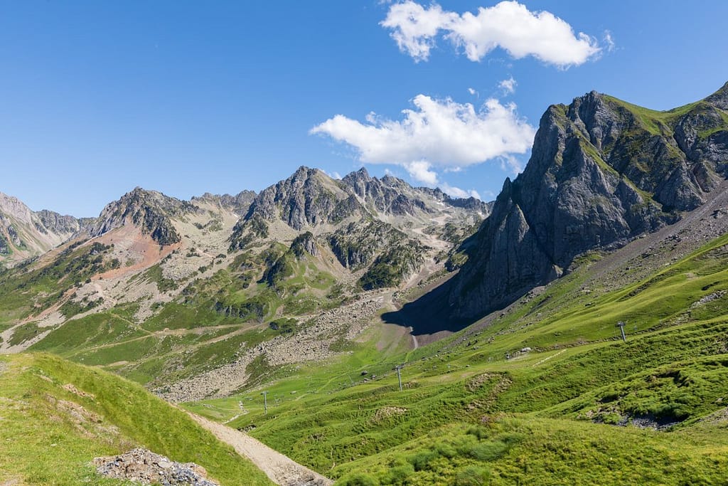Uitzicht vanaf Col de Tourmalet