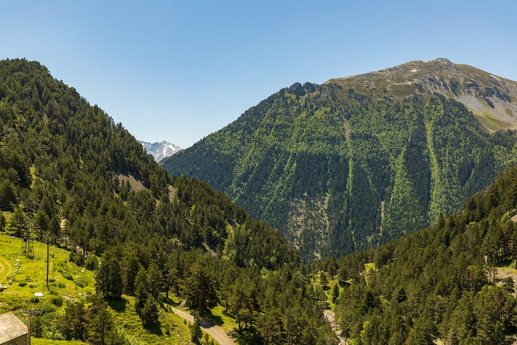 Uitzicht vanaf stuwdam Lac d'Oule