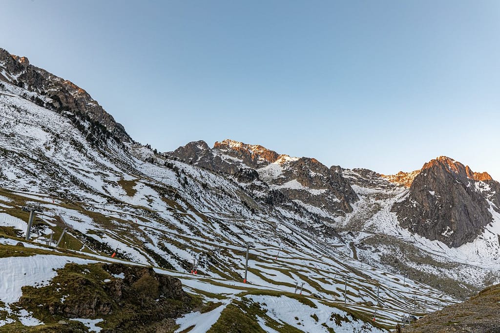 Uitzicht vanaf de Col de Tourmalet