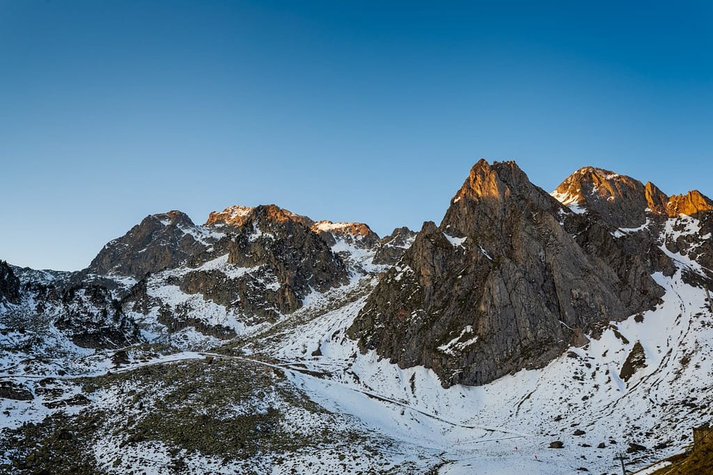 Uitzicht vanaf de Col de Tourmalet