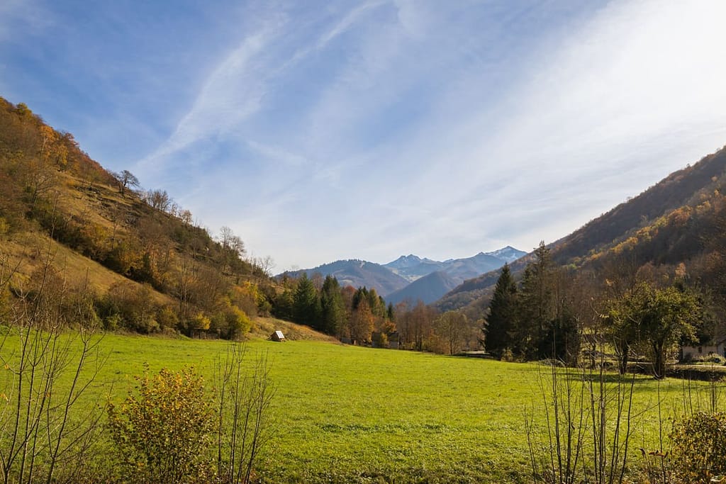 Langs de D8f richting Aulus-les-Bains