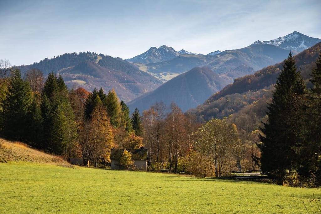 Langs de D8f richting Aulus-les-Bains