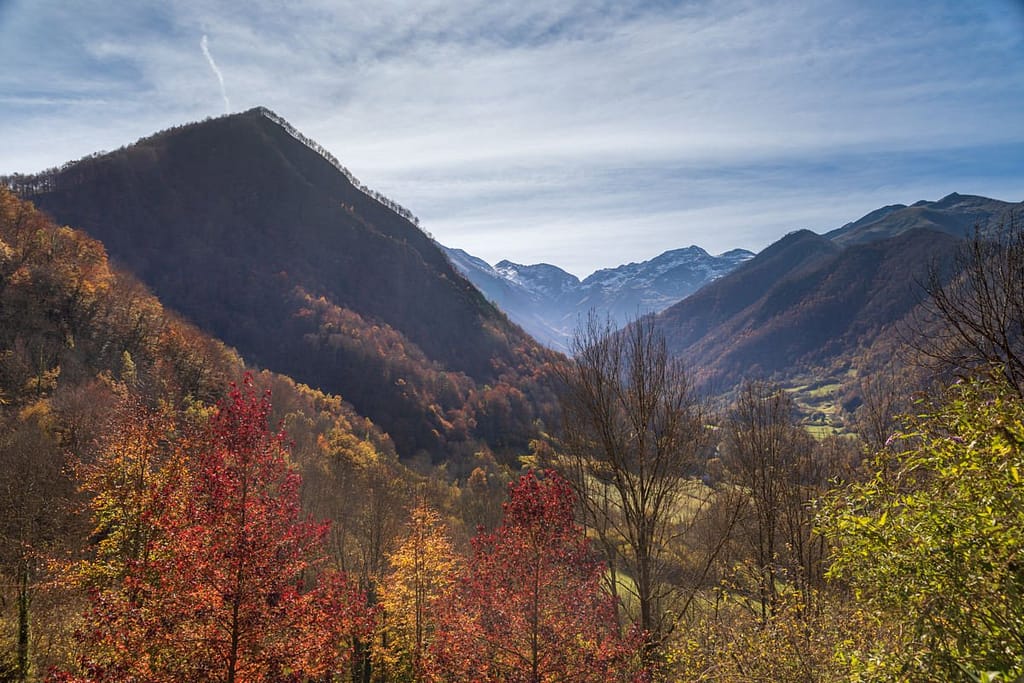 Langs de D8f richting Aulus-les-Bains