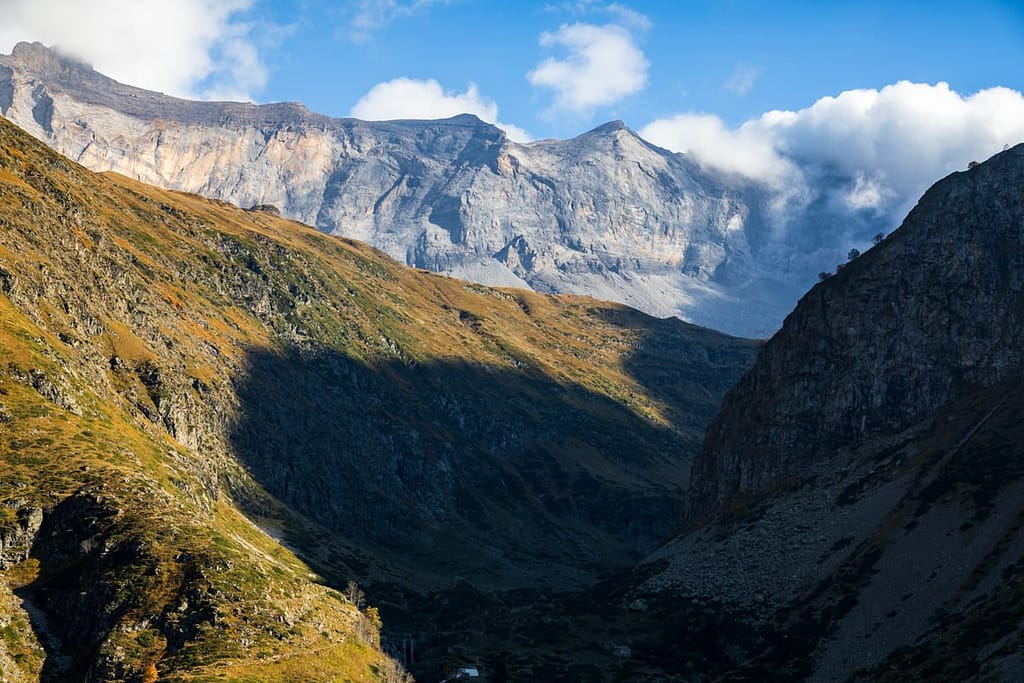 Langs de D922 richting Cirque de Troumouse