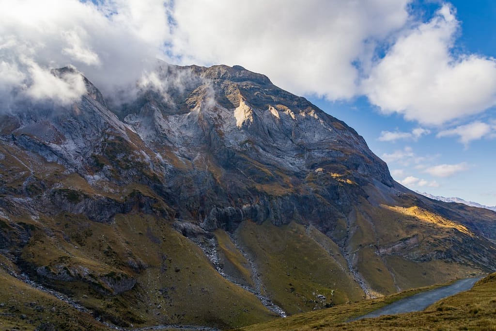 Langs de D922 richting Cirque de Troumouse