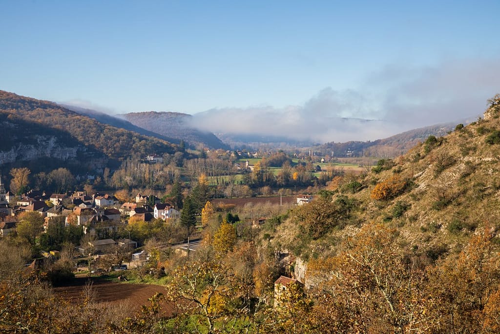 Langs de D24 bij Saint-Martin-Labouval