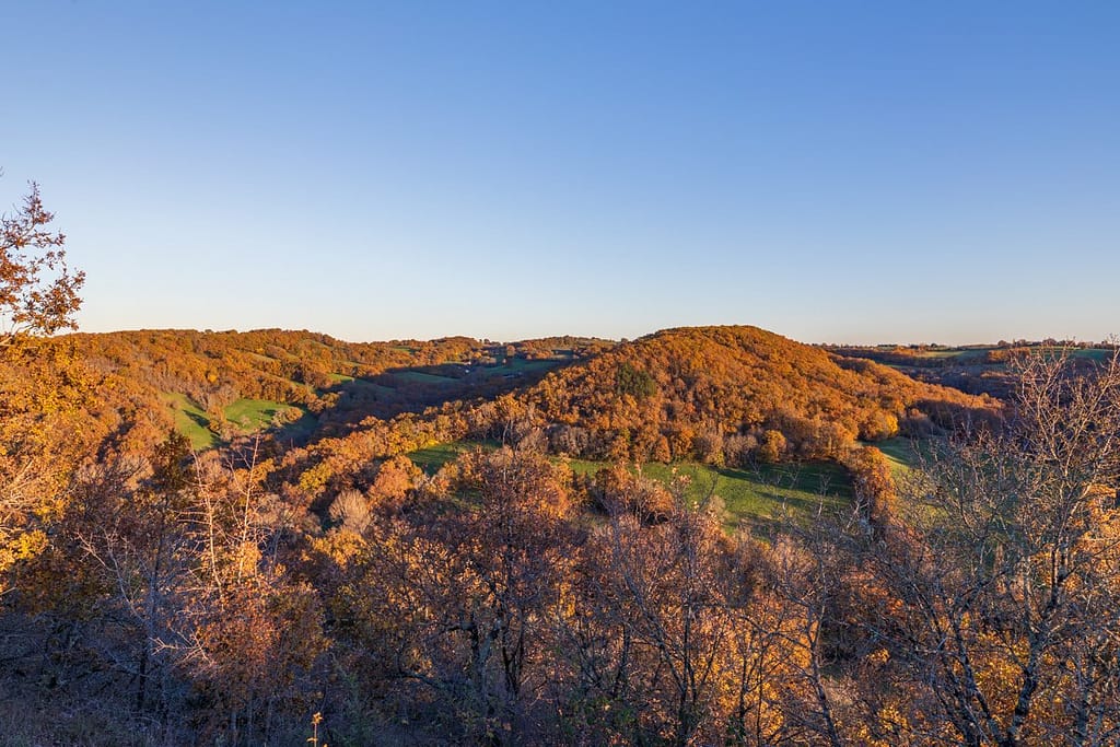 Uitzicht bij Chapelle Notre-Dam des Grâces