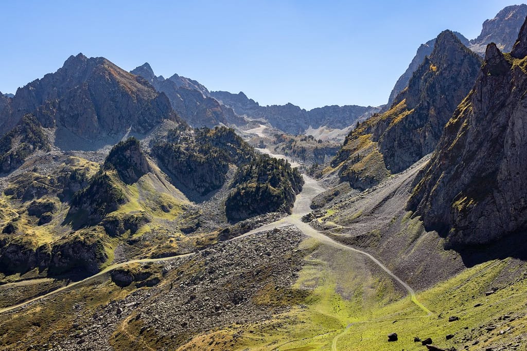 Uitzicht vanaf Col du Tourmalet