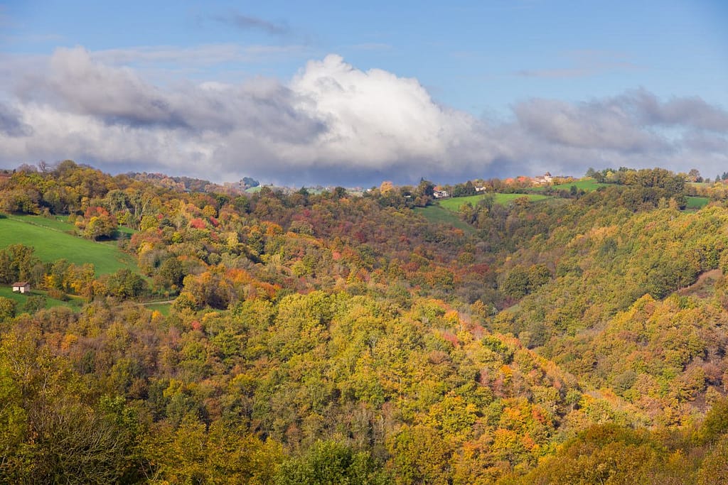 Herfstkleuren departement de Lot