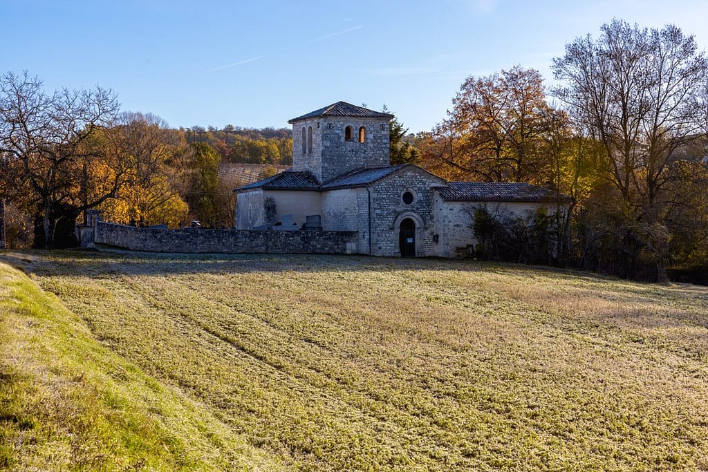 Langs D26 bij Saint Paul-Flagnac