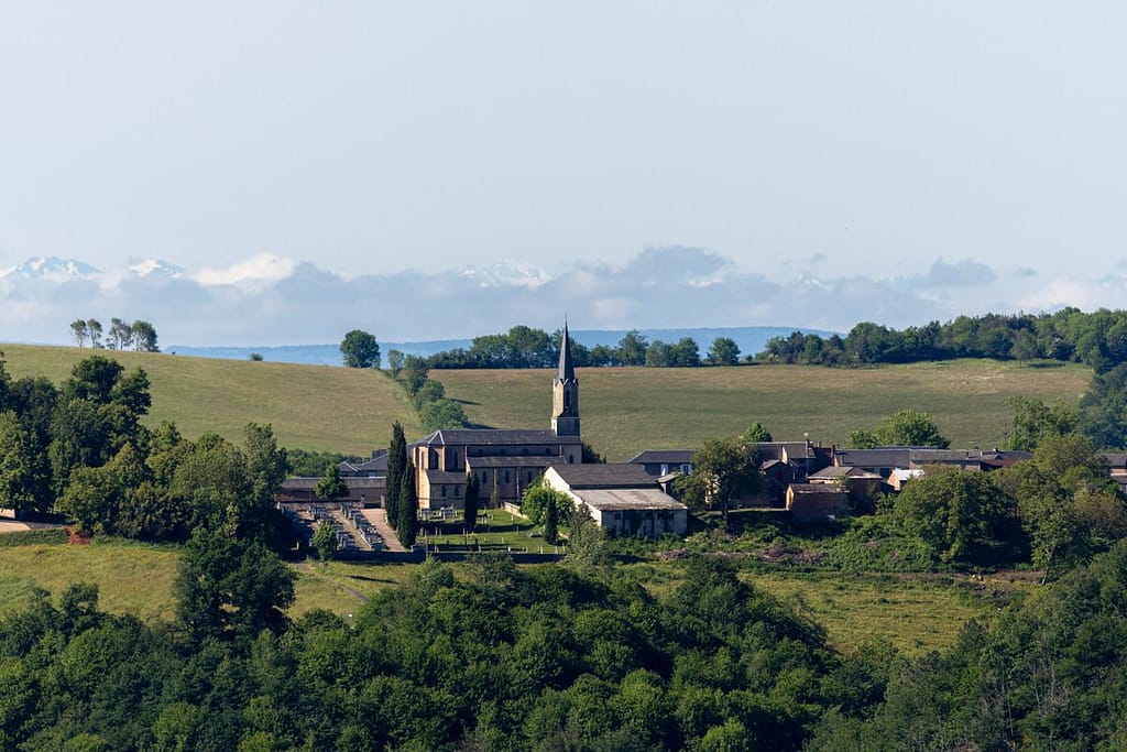 Uitzicht langs wandelroute Sentier du chevreuil