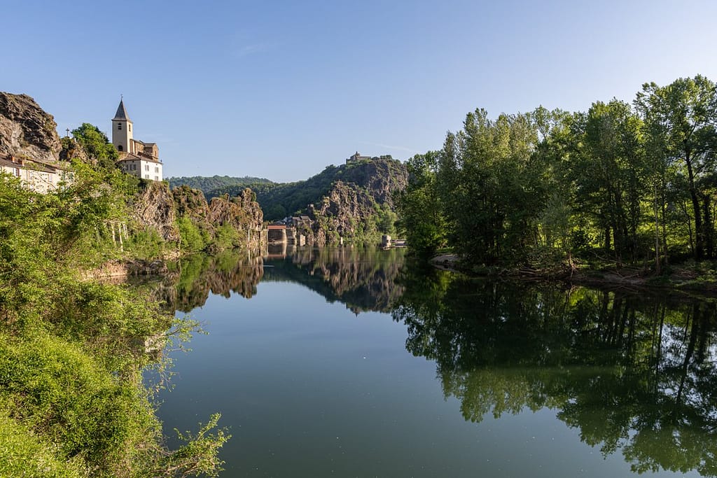 Ambialet aan de rivier de Tarn